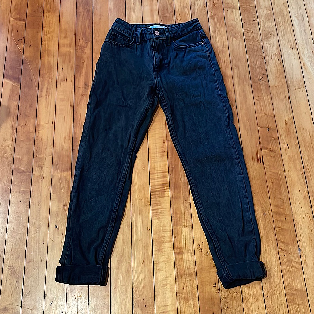 Zara Black Boyfriend Jeans